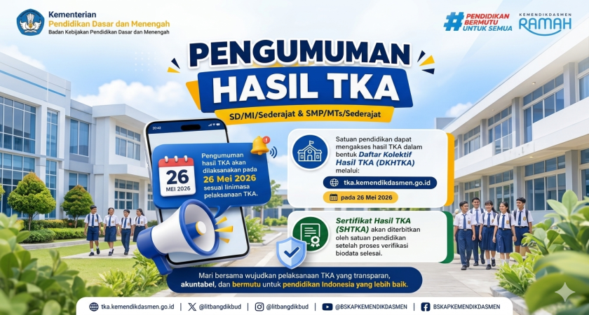 Pengumuman Tes Kemampuan Akademik (TKA 2026)